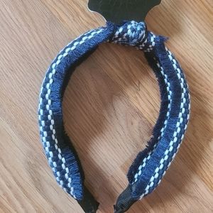 🌟 4/$20 N By Noir Blue Fabric Headband NWT